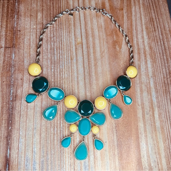 Banana Republic - Green & Yellow Statement Necklace - Picture 5 of 7